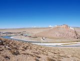 32 Chiu Village Next To Ganga Chu With Chiu Gompa On Hill And Mount Kailash Behind